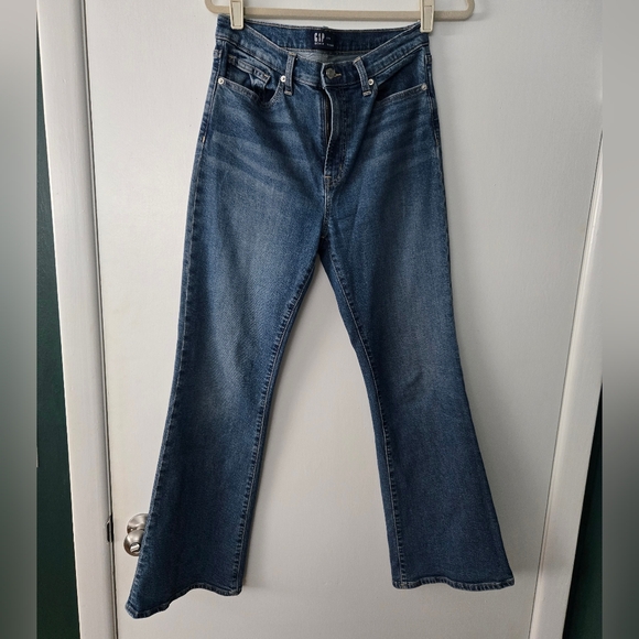 GAP High Rise 70's Flare Jeans Size 8/29R. - Picture 1 of 6